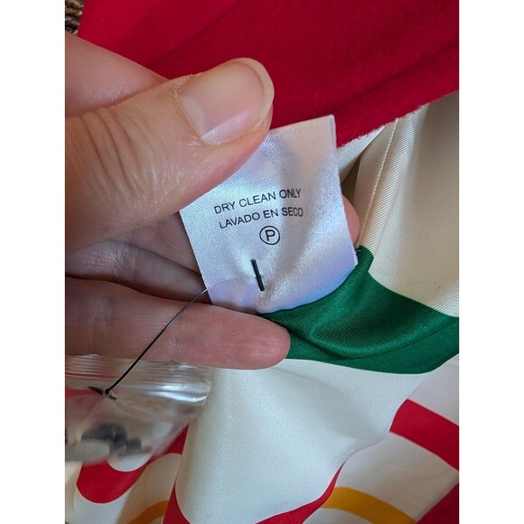 NWOT Pendleton Wool Duffle Pea Coat Women's Small Red Hudson Bay Classy Winter - Picture 11 of 11